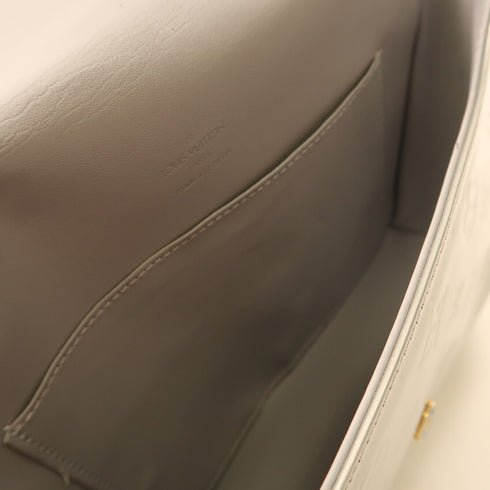 LOUIS VUITTON LV GHW Thompson Street Shoulder Bag Monogram Vernis M91123 Silver