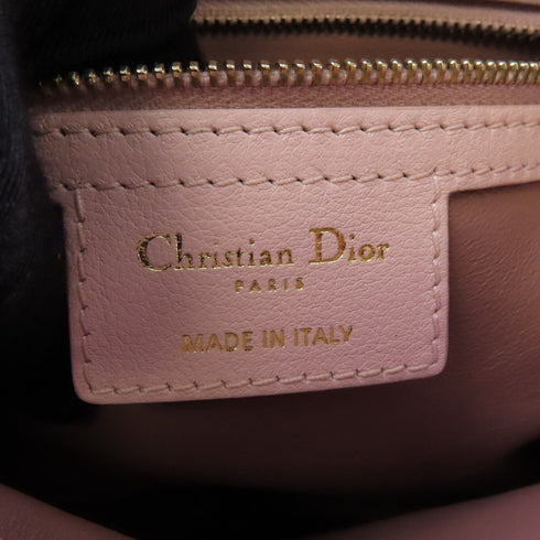 Christian Dior CD GHW Chain Shoulder Bag Calfskin Leather Pink