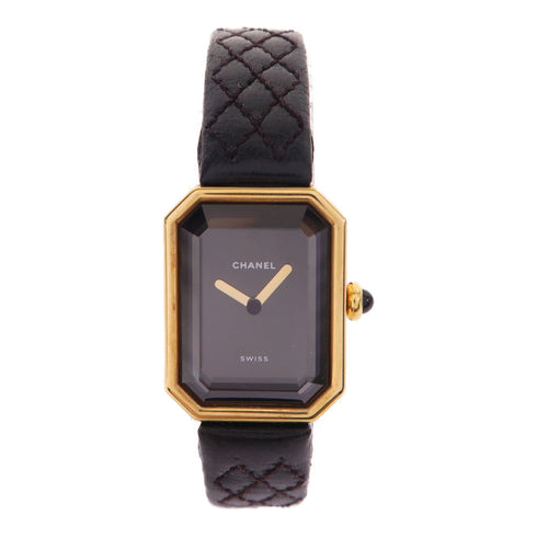CHANEL CC Premiere Quartz Watch 18K Yellow Gold