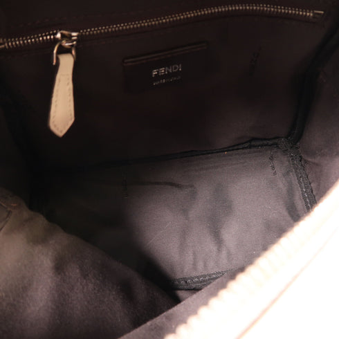 FENDI SHW Backpack Rucksack 8BZ038 Lambskin Leather Beige