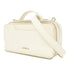 Furla GHW 2 Way Shoulder Bag Calfskin Leather White