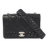 CHANEL CC SHW Chain Shoulder Bag Calfskin Leather Black v12