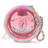 CHANEL CC SHW Chain Shoulder Bag Crossbody Bag PVC Pink Light Blue