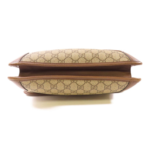 GUCCI GG GHW Neo Vintage Medium Messenger Bag 495654 Coated Canvas Brown