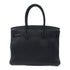 HERMES PHW Birkin 30 Handbag Togo Leather Noir Black