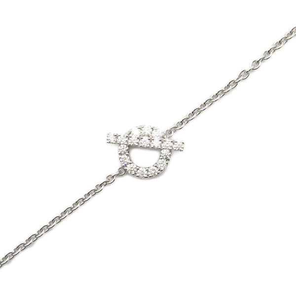 HERMES 0.55ct Finesse Diamond Bracelet 18K White Gold