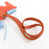 HERMES Rodeo PM Charm Veau Swift Leather Orange/Blue