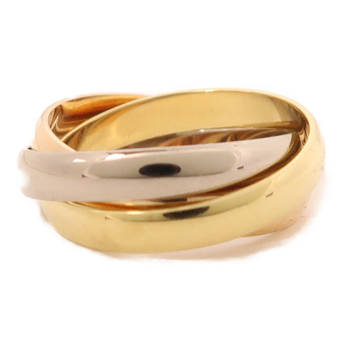 CARTIER Trinity Ring 18K Yellow Gold/White Gold/Rose Gold US#4.5