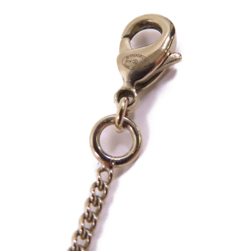 CHANEL CC GHW Necklace B14/S Metal PVC White/Gold