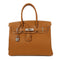 HERMES PHW Birkin 30 Handbag Togo Leather Gold