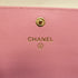 CHANEL Quilted CC GHW Card Case Caviar Leather AP3182 Pink