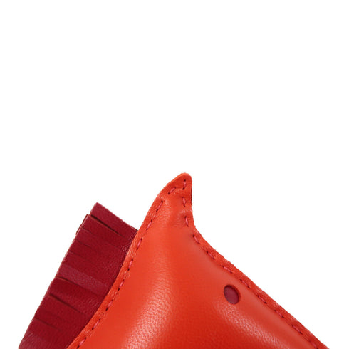 HERMES Rodeo GM Charm/Strap Veau Swift Leather Red