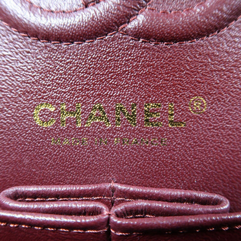 CHANEL Quilted CC GHW Classic 23cm Chain Shoulder Bag A01113 Lambskin Black