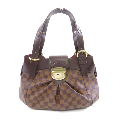 LOUIS VUITTON LV GHW Sistina PM Shoulder Bag N41542 Damier Ebene Brown