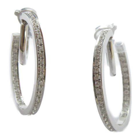Chaumet Josephine Diamond Earrings 18K White Gold
