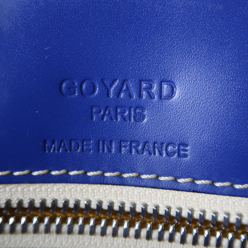 GOYARD SHW Ambassade MM Handbag Coated Canvas/Leather Blue