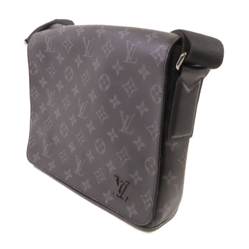 LOUIS VUITTON LV SHW District PM Shoulder Bag M44000 Monogram Eclipse Black