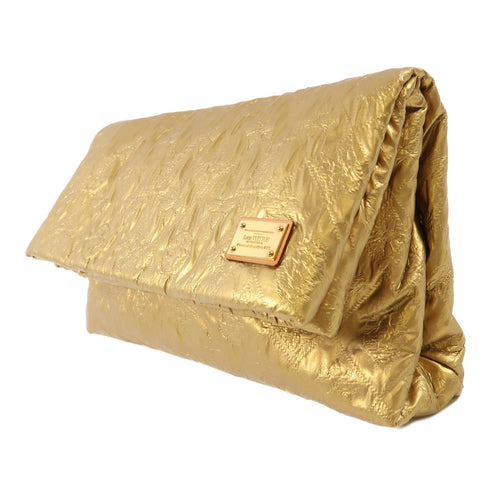 LOUIS VUITTON LV GHW Clutch Monogram Limelight Gold
