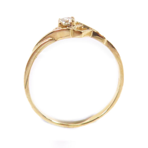 JEWELRY Diamond Ring US#6.5 18K Yellow Gold v1