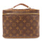 LOUIS VUITTON LV GHW Nice BB Handbag M42265 Monogram Brown v1