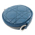 Christian Dior CD SHW Coin Case Purse Calfskin Leather Blue