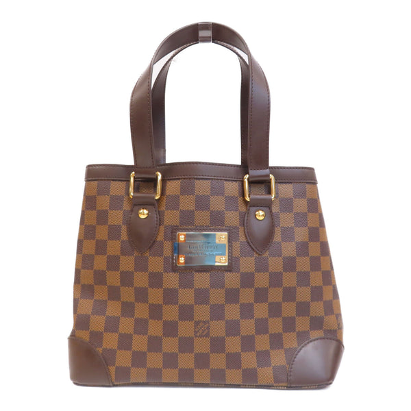 LOUIS VUITTON LV GHW Hampstead PM Tote Bag N51205 Damier Ebene Brown