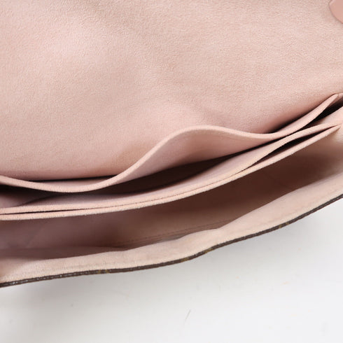 LOUIS VUITTON LV SHW Saint Michel Shoulder Bag M44033 Monogram/Epi Pink/Brown