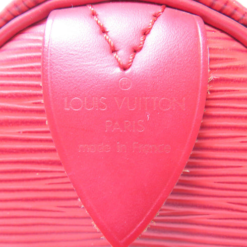 LOUIS VUITTON LV GHW Speedy 25 Handbag M43017 EPI Red