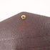 LOUIS VUITTON LV GHW Sarah Long Wallet N63209 Damier Ebene Brown
