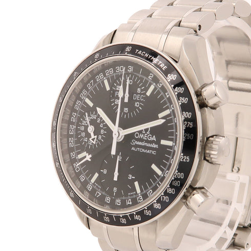 OMEGA Speedmaster Day Date Automatic Watch 35205000 Stainless Steel Black