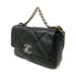 CHANEL Quilted CC GHW SHW C19 Small Chain Shoulder Bag AS1160 Calfskin Leather
