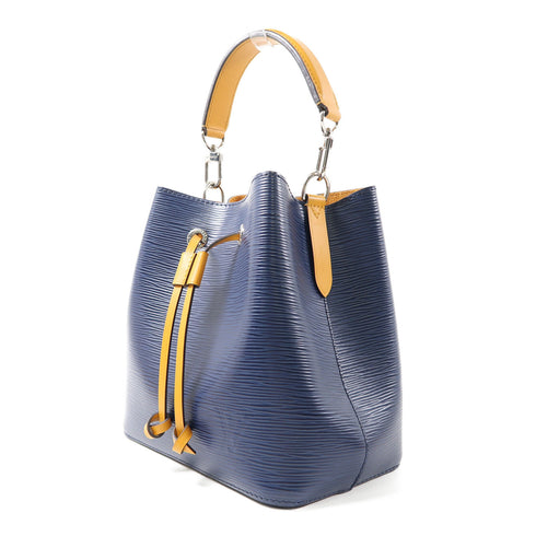 LOUIS VUITTON LV SHW Néo Noé BB 2 Way Bag M53610 Epi Leather Navy/Orange