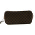 LOUIS VUITTON LV GHW Neverfull MM Shoulder Tote Bag N51105 Damier Brown