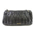 Miu Miu GHW Shoulder Bag Calfskin Leather Black