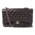 CHANEL CC SHW Large Classic Chain Shoulder Bag Lambskin Leather Black