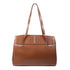 CELINE GHW Soft 16 Shoulder Bag Calfskin Leather Brown