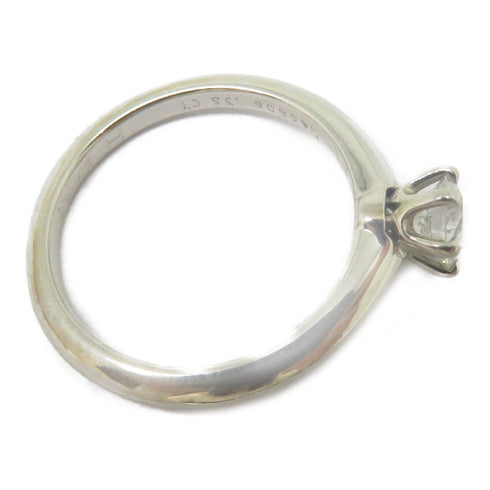 TIFFANY&CO 0.35ct Diamond Engagement Ring PT950 Platinum US#4.5