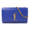YVES SAINT LAURENT YSL GHW Kate Medium Chain Shoulder Bag Calfskin Leather