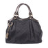 GUCCI GG GHW Shoulder Bag 211904 Canvas Black