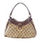 GUCCI GG GHW Abbey Shoulder Bag 190526 Canvas Brown