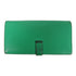 HERMES PHW Bearn Soufflet Wallet 039078CC Chevre Leather Green