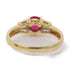 JEWELRY Ruby Diamond Ring US#6.25 18K Yellow Gold