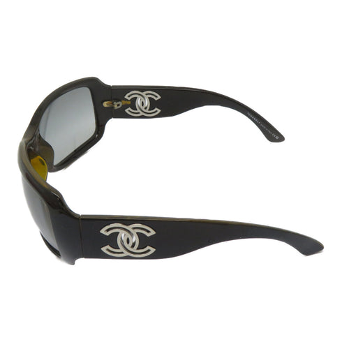 CHANEL CC Sunglasses 6018 c.908/11 PVC Black