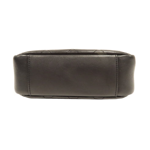 CHANEL Quilted CC GHW Enchained Camera Bag Chain Shoulder Bag Leather Black