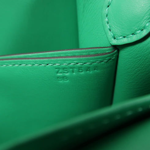 HERMES PHW Roulis Mini Circuit 24 Faubourg Shoulder Bag Leather Menthe