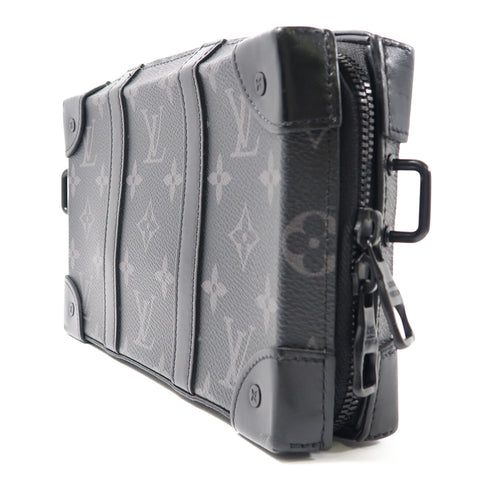 LOUIS VUITTON LV Soft Trunk Wallet Shoulder Bag M69838 Monogram Eclipse Black v1