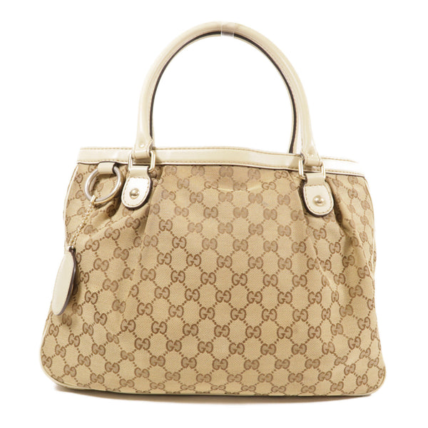 GUCCI GG SHW Tote Bag 296835 Canvas Brown
