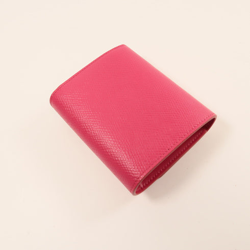 CELINE Wallet Calfskin Leather Pink
