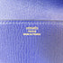 HERMES GHW Medor Clutch Bag Chevre Leather Blue