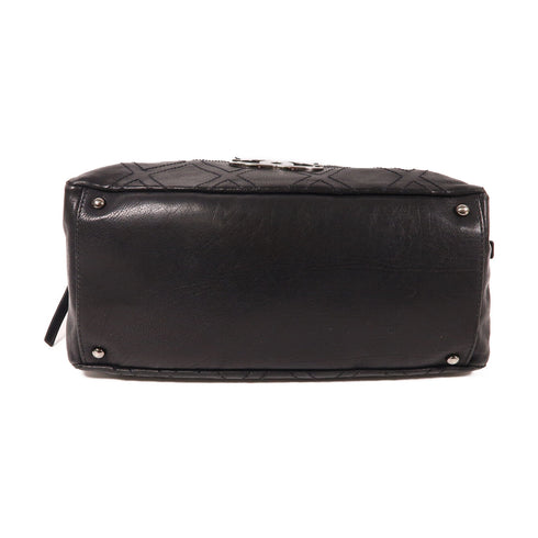 CHANEL CC SHW Chain Shoulder Bag Calfskin Leather Black v3